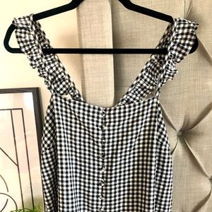 Madewell gingham top